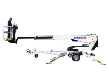 Trailer-mounted boom lift